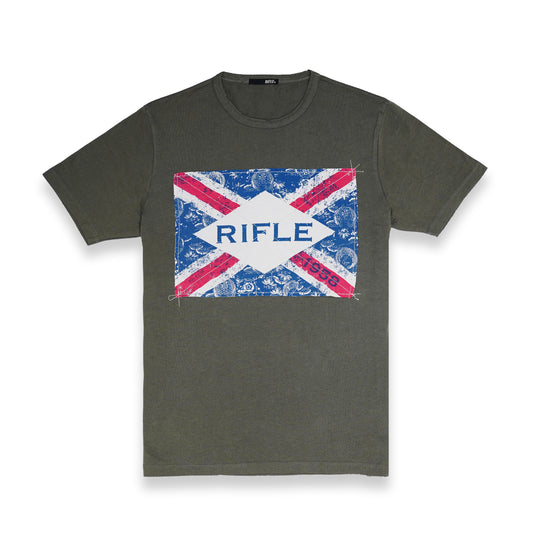 RIFLE Men Printed Crew Neck T-Shirt
