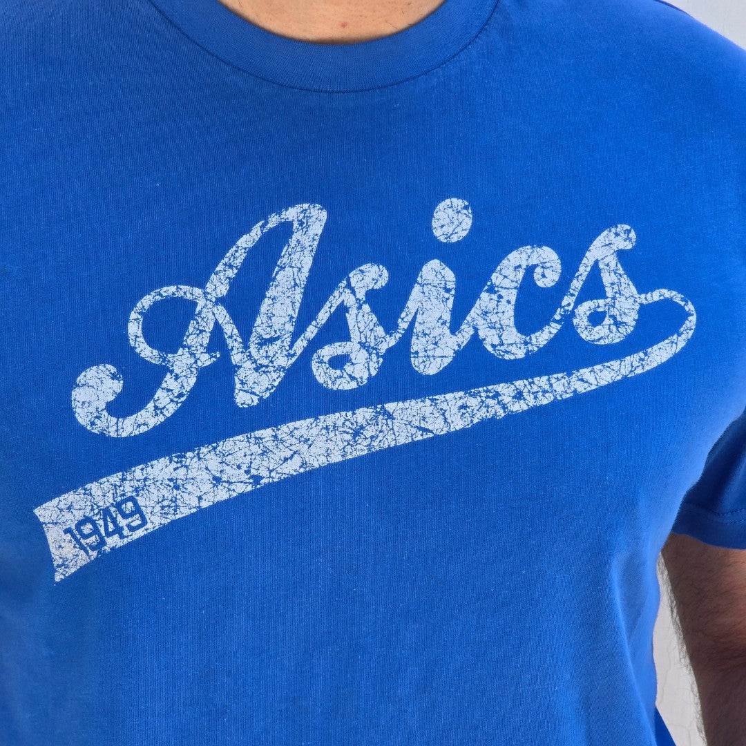 ASICS Men Printed Crew Neck T-shirt